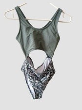 Shein Jr/Teen Girls Size Small 10-11 One Piece Bathing Suit Floral Summer