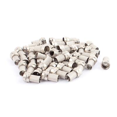48 Connecteurs Coaxiaux Ftype RF Uxcell - Pour Câble RG6 - Alliage