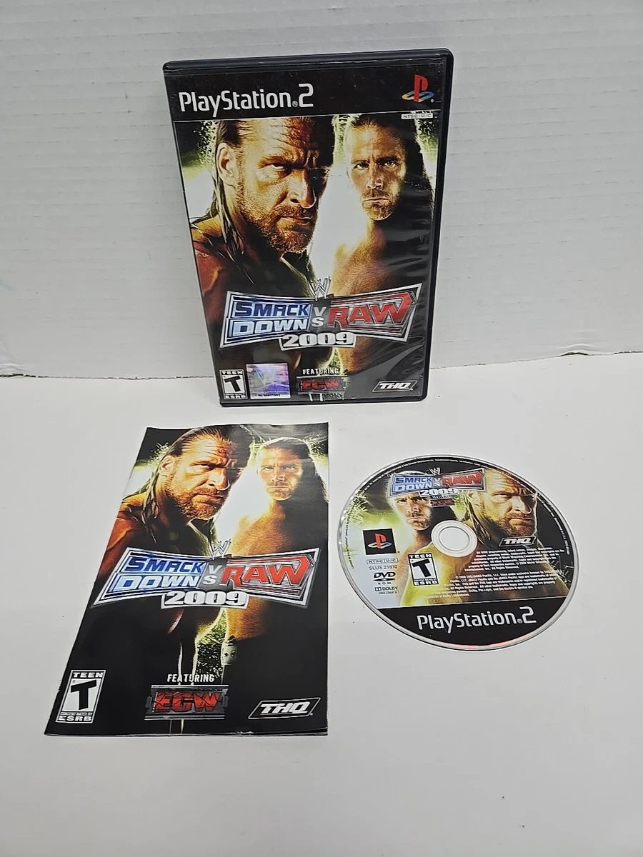 Smackdown Vs Raw 2009 (PLATINUM) - PS2 - JEUX FR