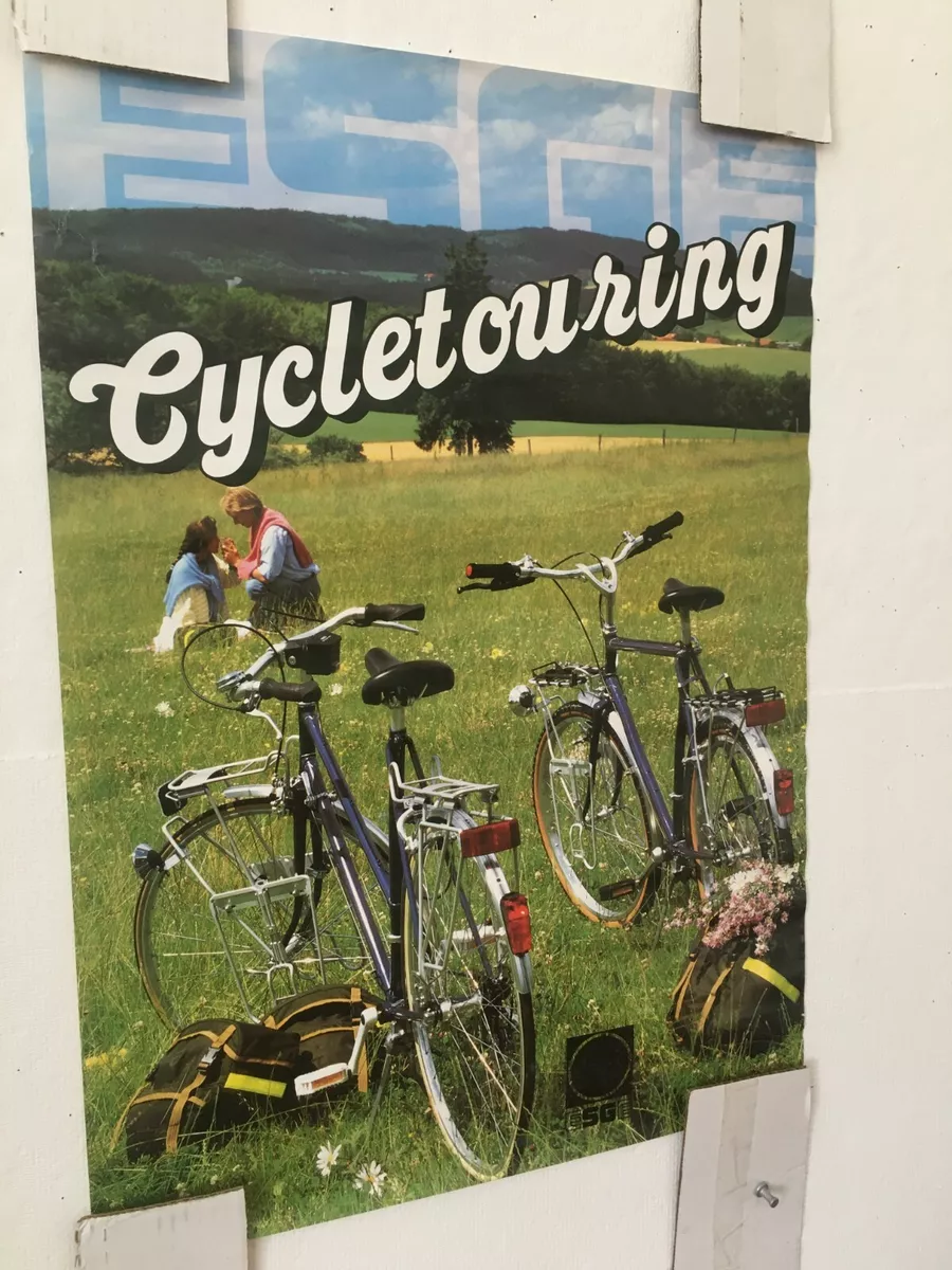 Vintage Original CYCLE TOURING ESGE Bicycle Poster eBay