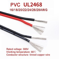 2 Core Black And White, Red And Black Cable Amp Car Auto Boat Audio Speaker Wire