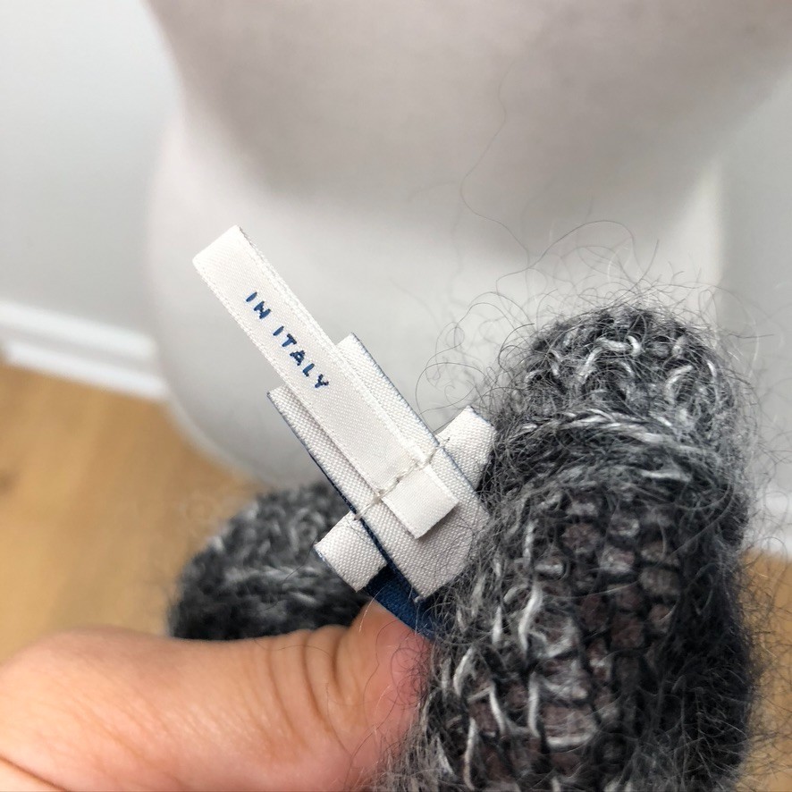 Moncler Women's Medium Gray Plaid Wool Jumper Sweater | Limited Time Offer! image 6