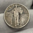 1930 s Mint 90% Silver Standing Liberty Quarter
