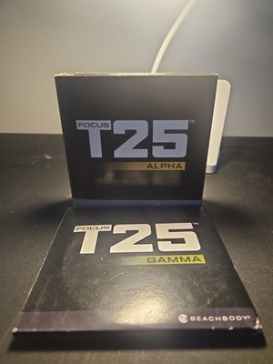 BeachBody Focus T25 Alpha + Beta Get It Done DVD Set + Gamma Core Speed Stretch