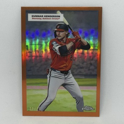 Ripken/Gunnar /25 2025 Topps Chrome Platinum Double Headers Orange #55DH-13