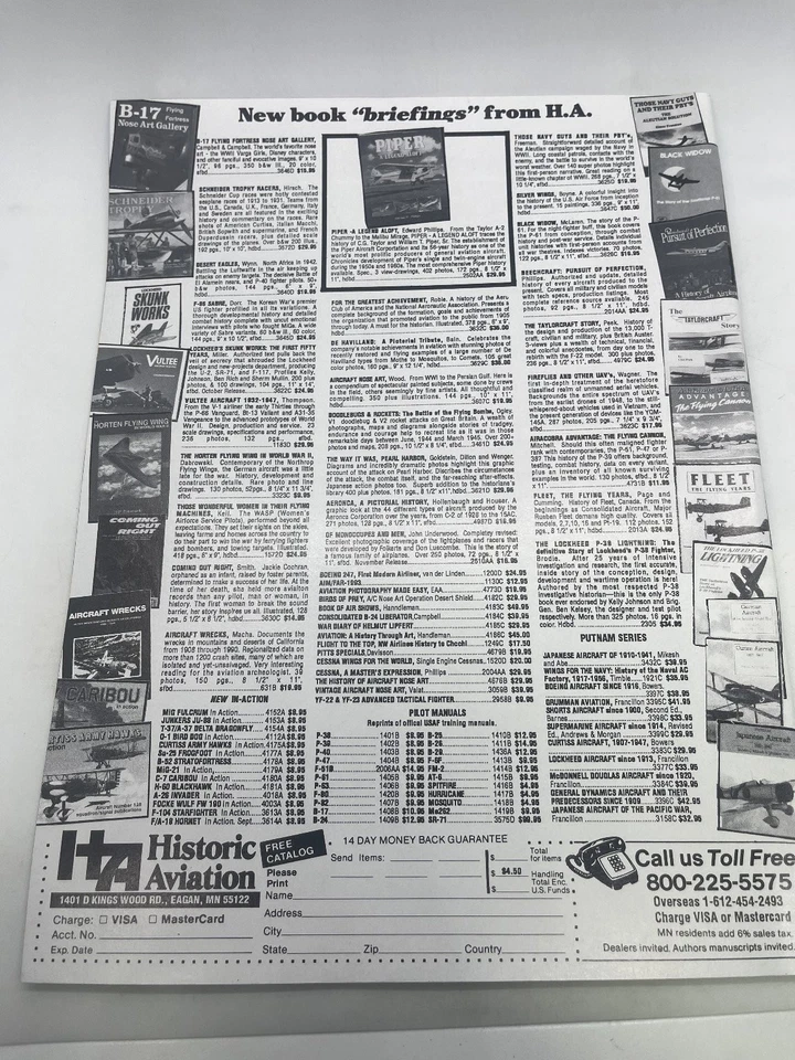 Airpower Magazine November 1993 Vol 23 No 6 Spitfire Saga Sentry Foto 3 de 3