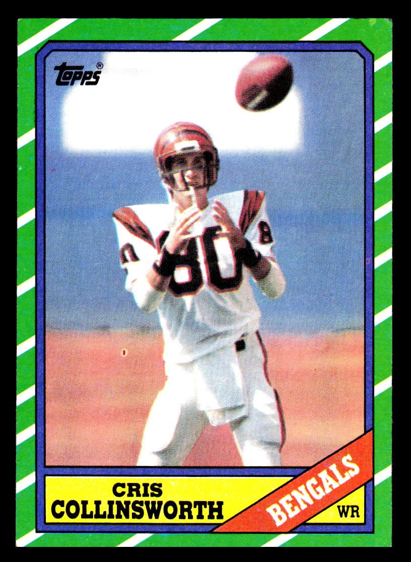 1986 Topps #258 Cris Collinsworth Cincinnati Bengals