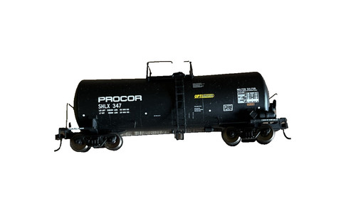 Coche tanque de flujo embudo Walthers 932-7228 escala HO Procor UTLX 16.000 galones #347 | Condition: Used