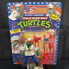 TMNT Midshipman Mike 1991 Vintage Unpunched On Card Sealed