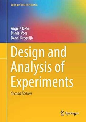 Design and Analysis of Experiments - Paperback, by Dean Angela; Voss - Good