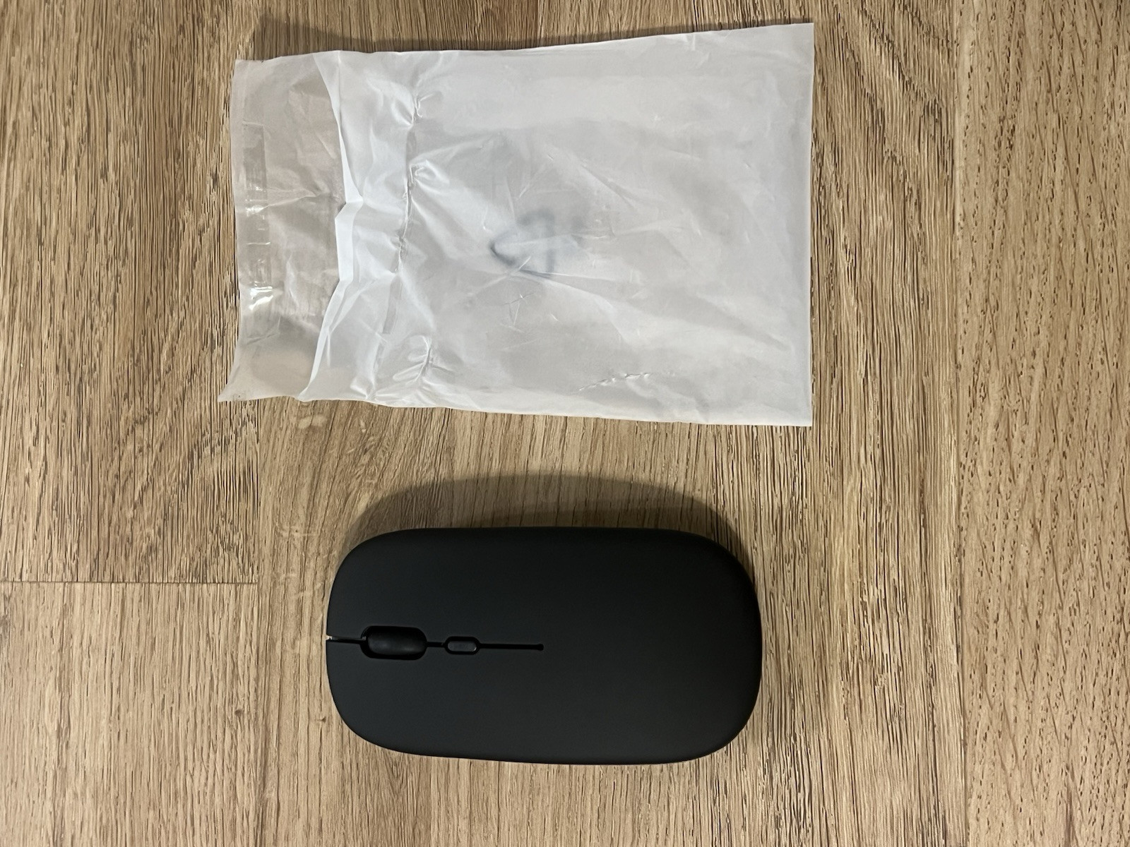 Slim Wireless Mouse with Silent Click and USB Receiver  