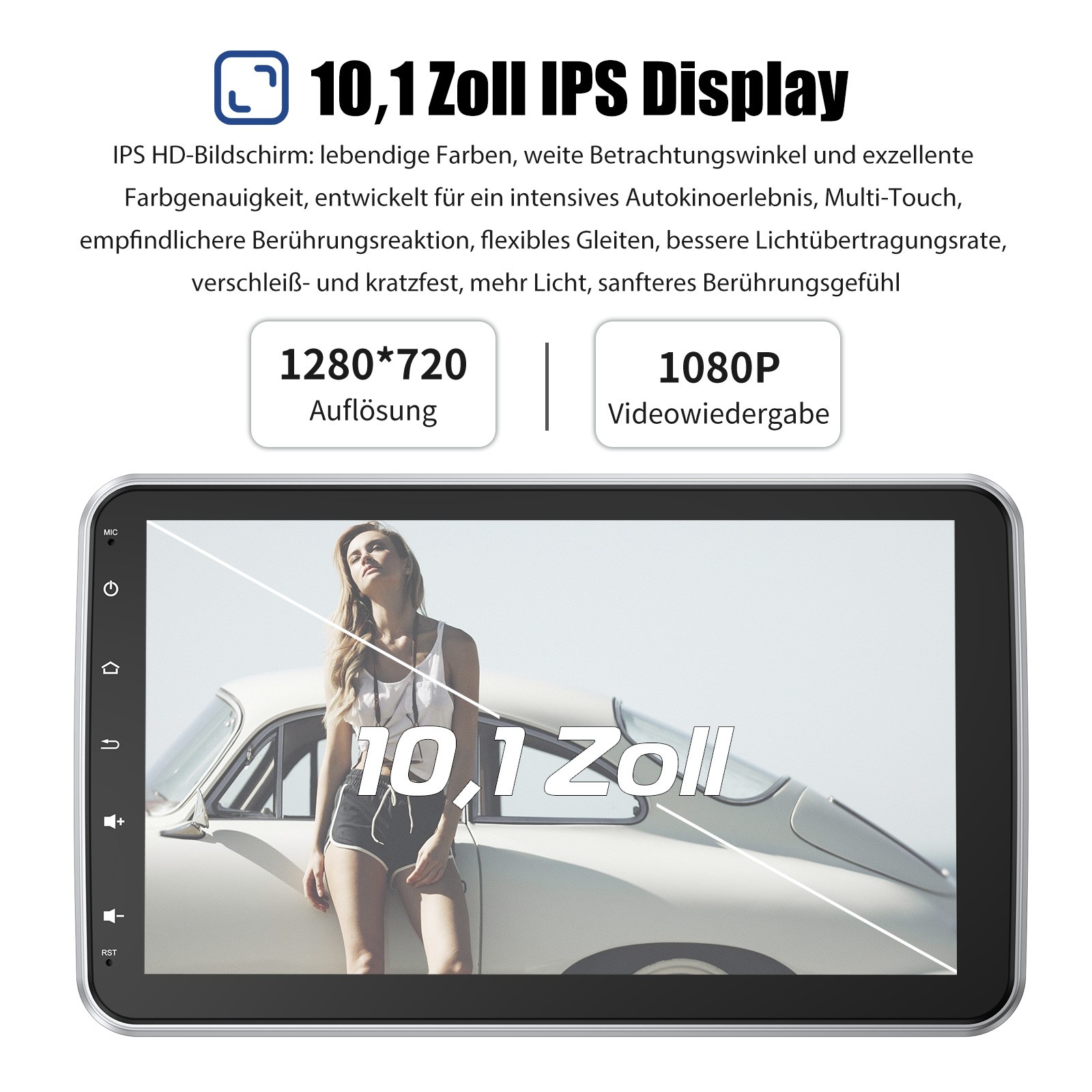 Autoradio DAB+ 10.1" con Carplay e Navigatore foto 3