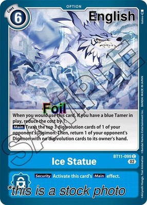 Ice Statue [Foil NM - Dimensional Phase BT11-099 C]