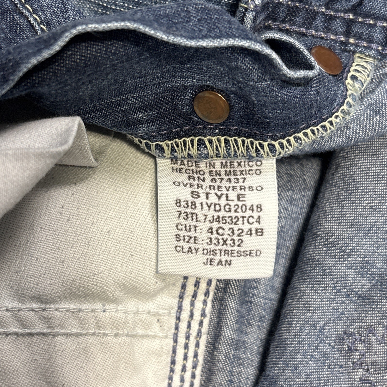 Polo Jean Co 67 Ralph Lauren Mens Jeans 33x32 Button Fly Distressed Fits 31 X 30 - View 7