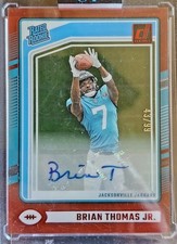2024 Clearly Rated Rookie Brian Thomas JR Auto Red /99 Jacksonville Jaguars RC 