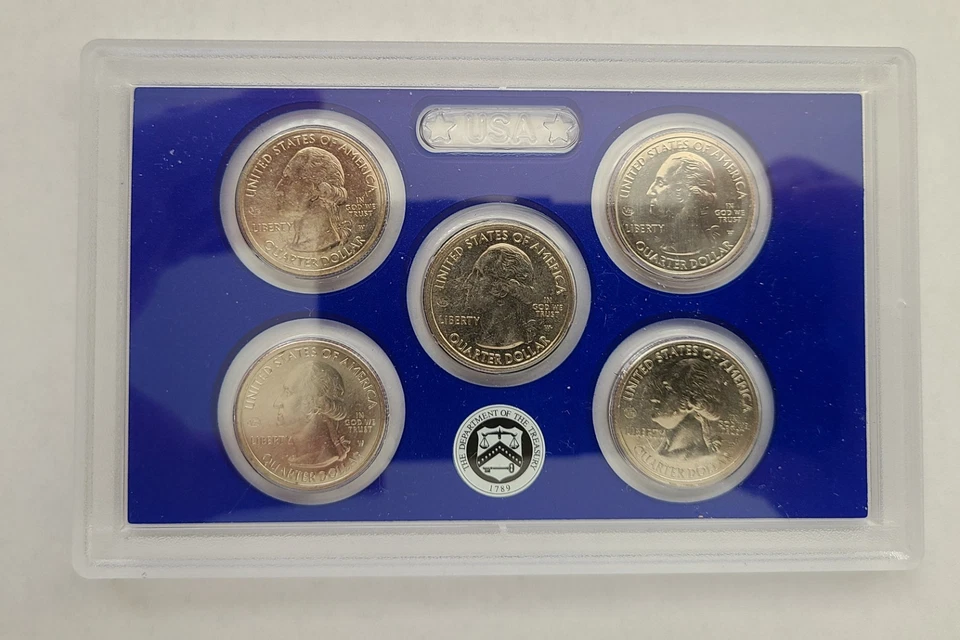 2020 W Washington Quarters -Complete Set Beautiful AU-BU w 75th Privy Mark - Image 2 of 2