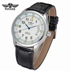 Mens Automatic Mechanical business Watch Alloy Self-winding minimalist Gift