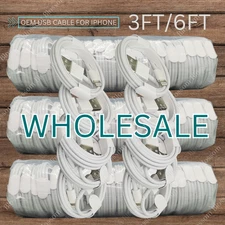 6FT/3Ft USB Charging Cable Cord For iPhone 14 13 12 11 8 7 6 SE Fast Charger LOT