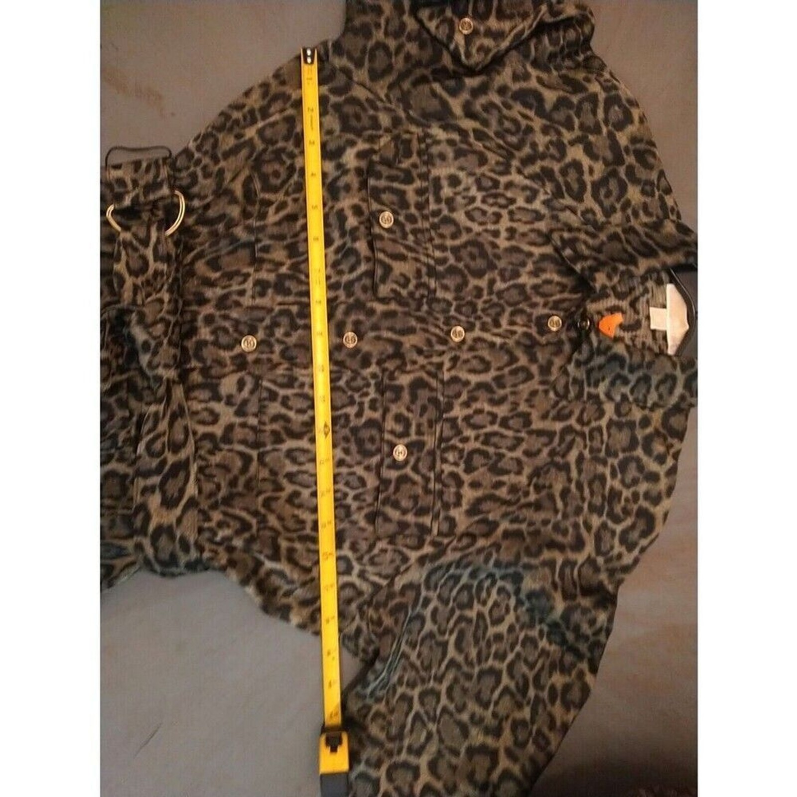 Michael Kors Leopard Button-down Collared dress g… - image 8