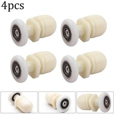 Duschtürrollen Dusche Zubehör 4 Stück Beschläge Durchmesser 19/23/25mm