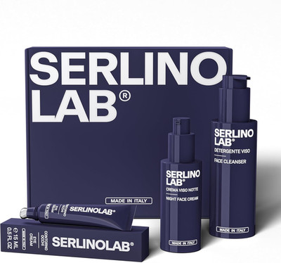 SERLINO LAB Skincare Kit: Anti-Aging Nacht Gesichtscreme + Anti-Taschen-Augenkontur 