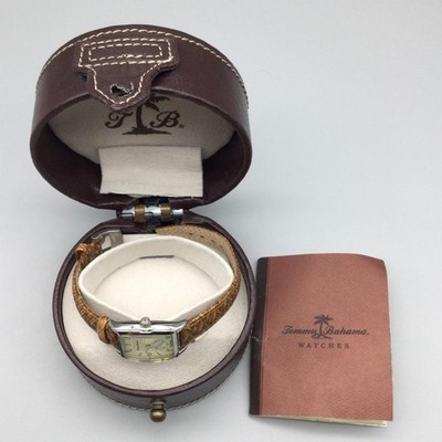 Tommy Bahama Womens Watch 25mm Champagne Dial Brown Leather  display picture 2