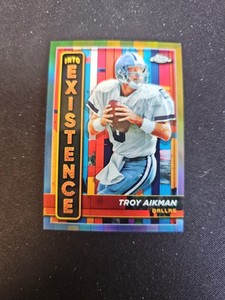 2024 Topps Chrome Football Troy Aikman Into Existence SSP Cowboys