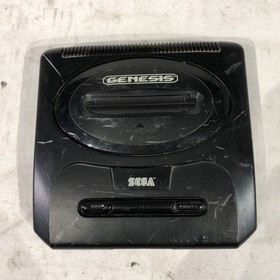 SEGA Genesis II Home Console - Black- 2 Controllers ~ Untested AS-IS