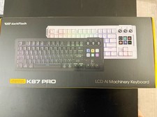 DARKFLASH K87PRO TKL MECHANICAL KEYBOARD WITH 6 LCD STREAM CONTROL KEYS -  WHITE