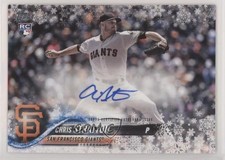 2018 Topps Holiday WalMart Mega Box Auto 104/200 Chris Stratton #A-CT Auto 1q7