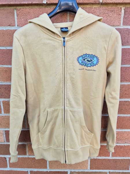 Rip Curl Mustard Zip-Up Hoodie