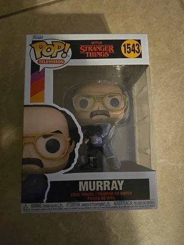 Funko Pop Television Netflix Stranger Things #1543 Murray Free Protector NIB