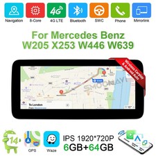 12.3" Android Carplay Autoradio GPS F&uuml;r Mercedes-Benz C GLC V Class W205 X253
