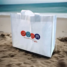 ZOETIS TOTE BAG White Reusable Shopping Beach | Obsessed With Customer Success