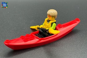 Lego  City Man Beachgoer Kayaker with Kayak Set 60153 cty0757