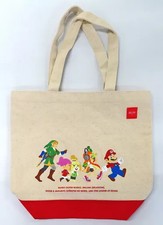 Nintendo TOKYO Tote Bag 16.5in x 14.2in Nintendo Game Characters Used