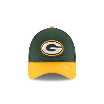 Green Bay Packers On-Field Sideline 3930 Flex Fit Hat, Medium/Large
