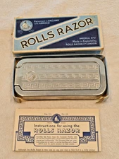 VINTAGE - Rolls Razor Imperial - Nickel Plated with original box / instructions