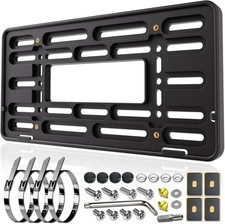 Front License Plate Holder Bracket   Universal Plastic Front Car Tag Mounting F