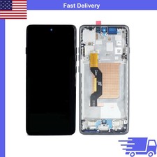 XT2519 OLED LCD Display Digitizer Touch Screen Frame For Motorola Moto Edge 2025