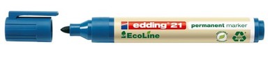 Edding 4-21003 Permanentmarker EcoLine nachfüllbar 1,5 - 3 mm blau