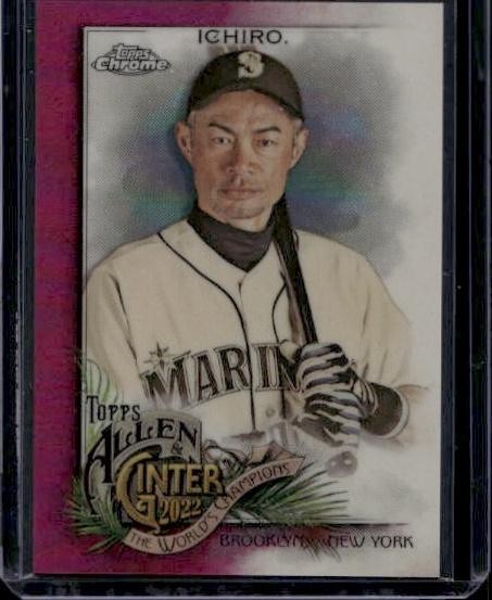 2022 Topps Allen & Ginter Chrome #66 Ichiro Magenta Refractor #/199