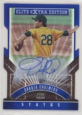 2015 Panini Elite Extra Edition 50/50 Dakota Chalmers #98 Auto 0pm