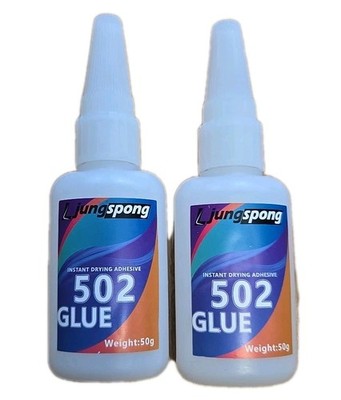 Jungspong 502 Glue, Instant Quick Dry Strong Adhesive, 2 Pcs Sets,New 