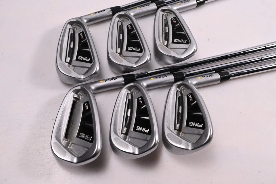 Ping i20 Irons / 5-PW / Yellow Dot / Stiff Flex Ping CFS Shafts - Image 2 of 4
