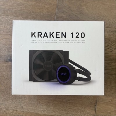 NZXT Kraken 120 120mm RGB Liquid CPU Cooler Black 4-Pin LGA1700 AM5