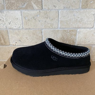UGG Tasman II 2 black suede sheepskin slip on slide braid trim men’s size 12 New in Box Men main image 4