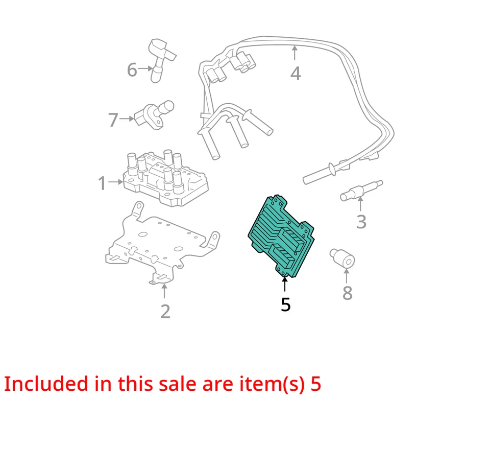 Engine ECM Electronic Control Module 2.4L Fits 07-12 MALIBU 27718076 Foto 4 de 4