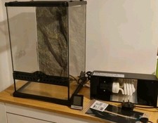 Exo Terra Glass Terrarium with Accessories 30X30x45 CM