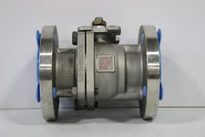2" SHARPE FS50116RF 316SS FLANGED FULL PORT BALL VALVE BARE STEM NEW